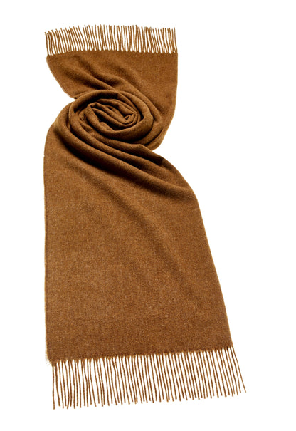 Wrap - Merino Lambswool UK Made: Camel