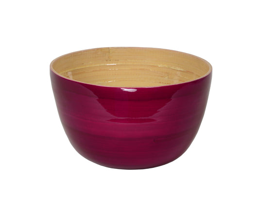 Bamboo Serving Bowl: Blackberry