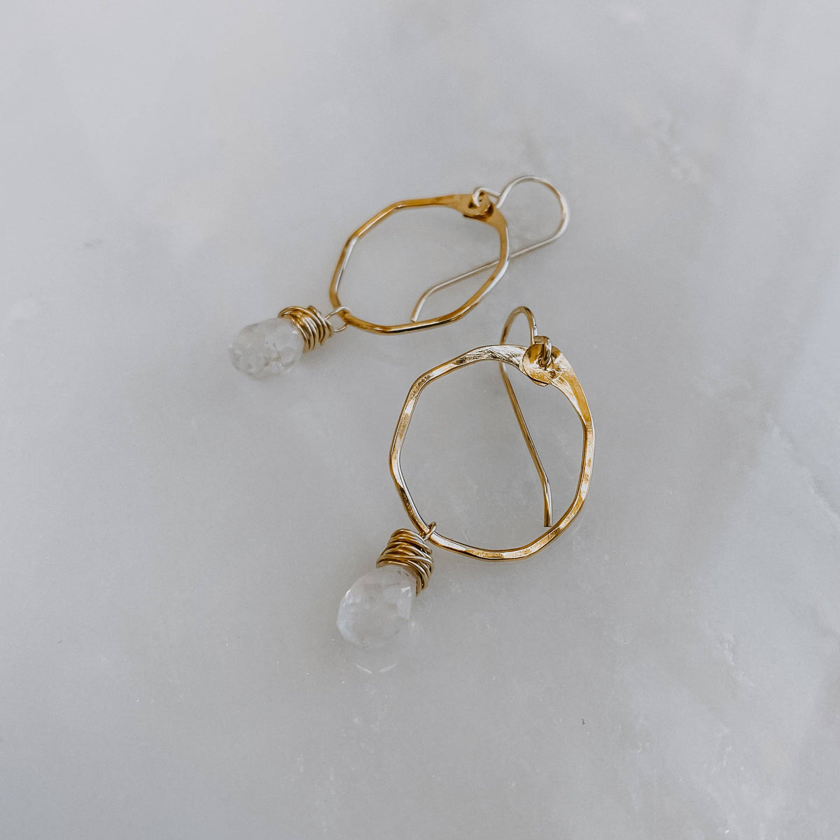 Moonstone Mini Hoops SS