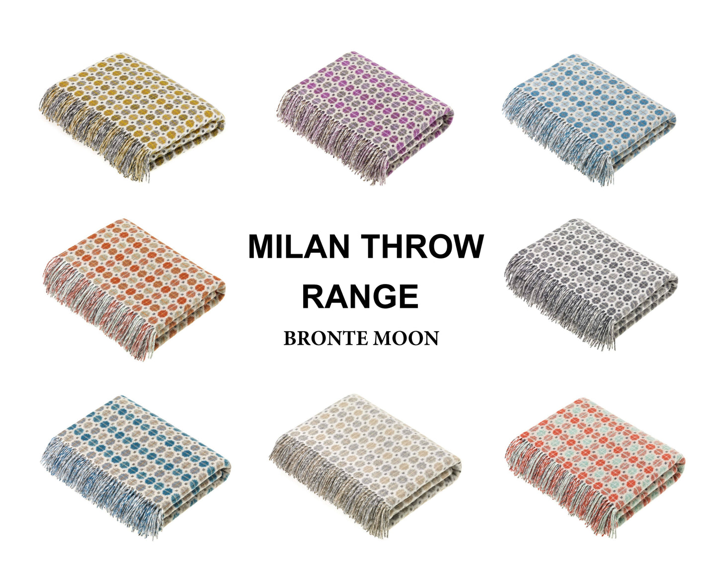 Saffron Merino Lambswool Throw- Made in England