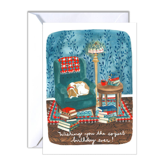 Coziest Birthday Ever Blank Card