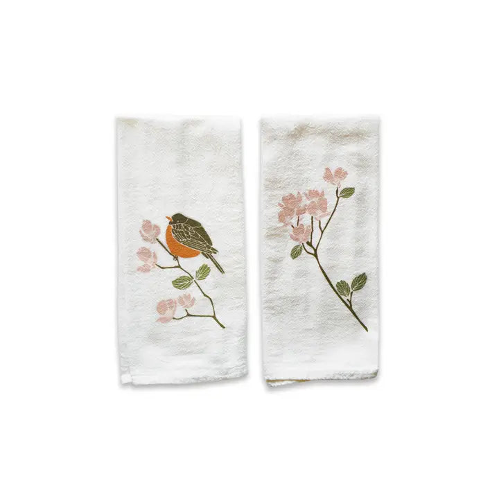 Robin & Dogwood Single Napkin