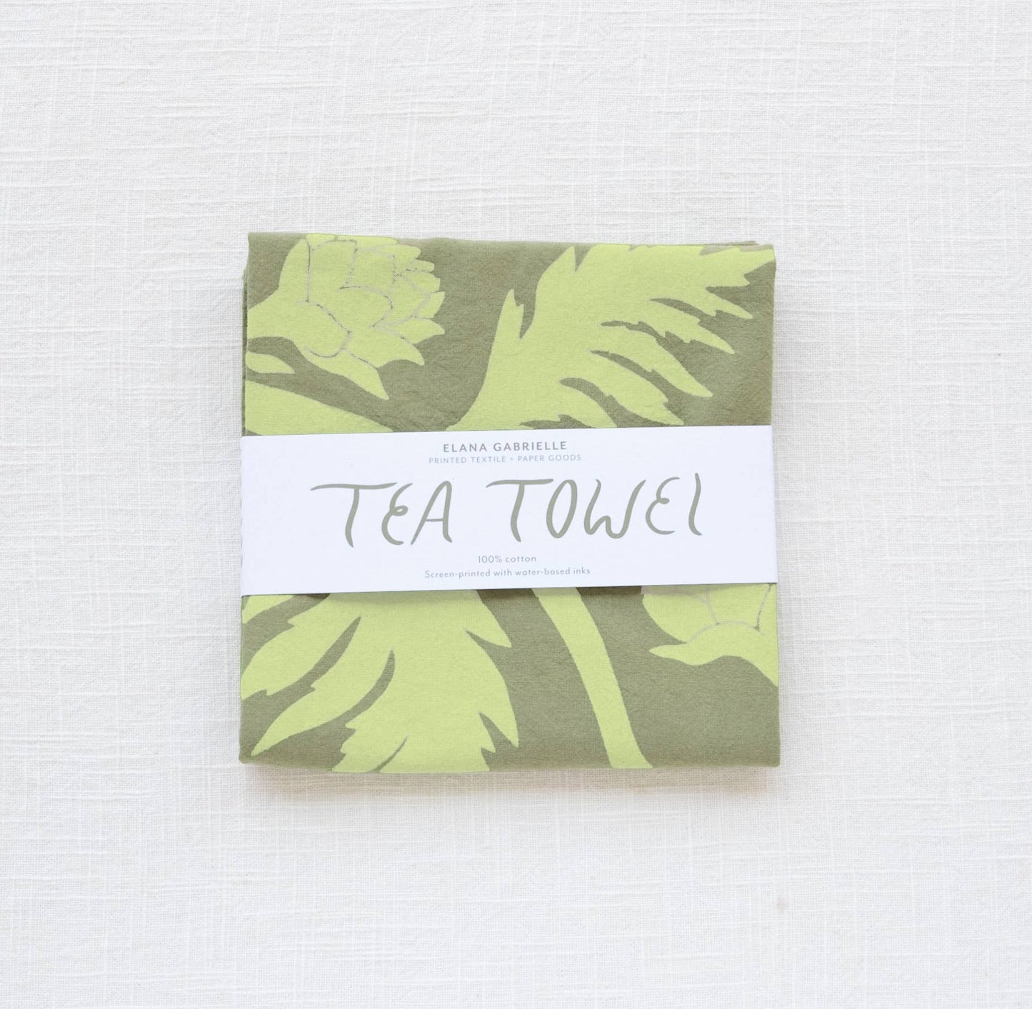Artichokes Cotton Tea Towel