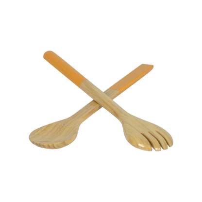 Bamboo Server Set: Dove Blue