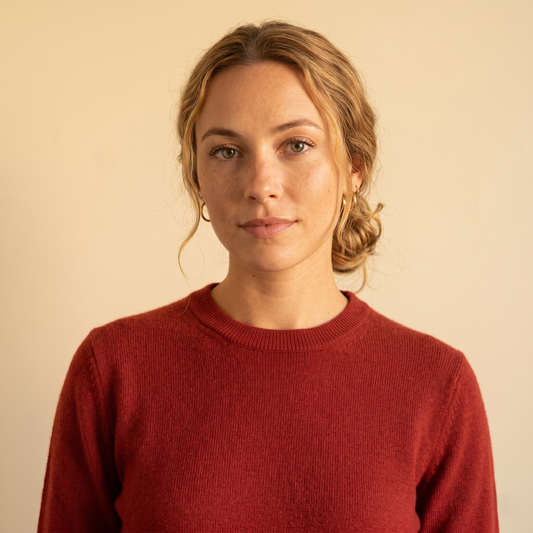 Cashmere Crewneck Sweater Wine Red