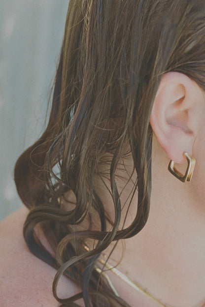 Terra Earrings: Sterling silver