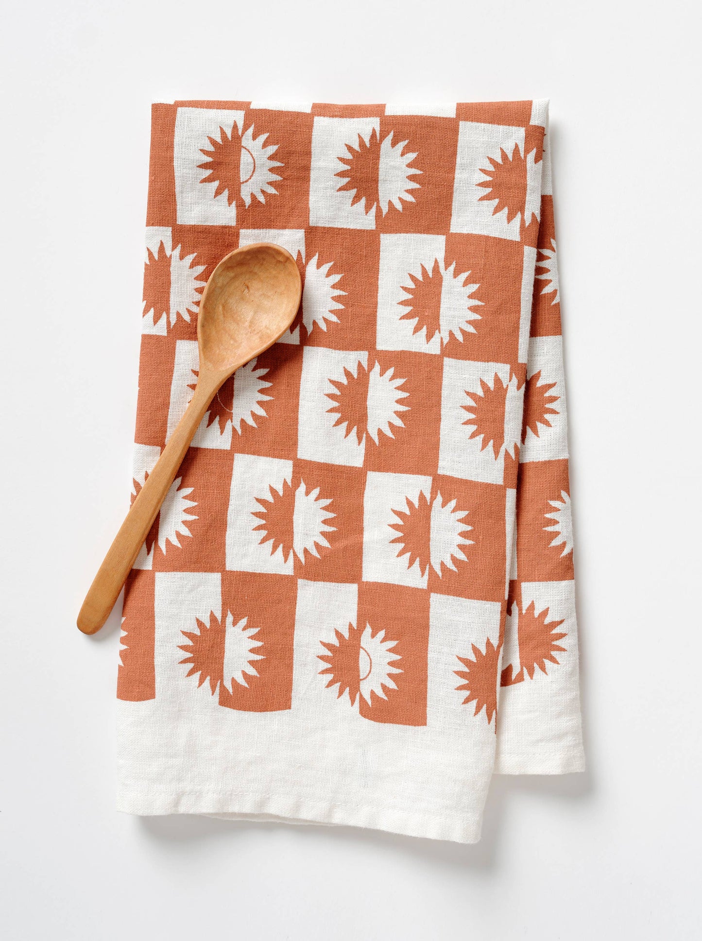 Sunrise Linen Tea Towel