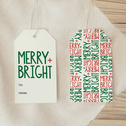 Merry + Bright Gift Tags