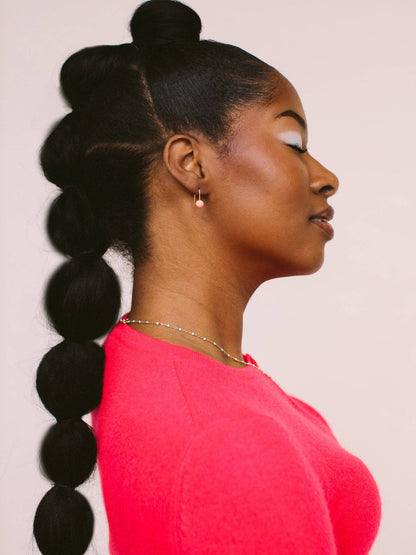 Dainty Dot Earrings: Field / Gold