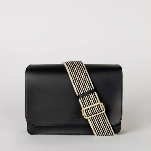 Audrey Black Leather Bag