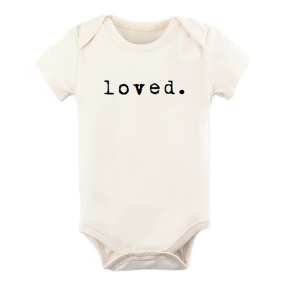 Loved Organic Cotton Baby Bodysuit | Short Sleeve: 12-18m