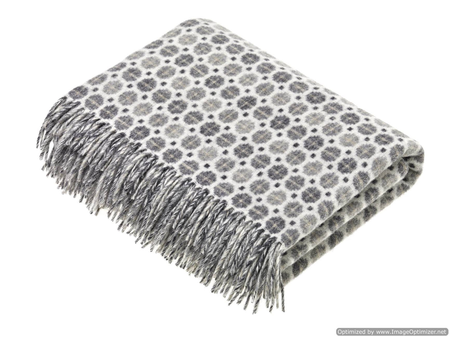 Gold Merino Lambswool Throw Made in England