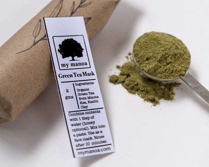 Organic Green Tea and Kaolin Clay Mask