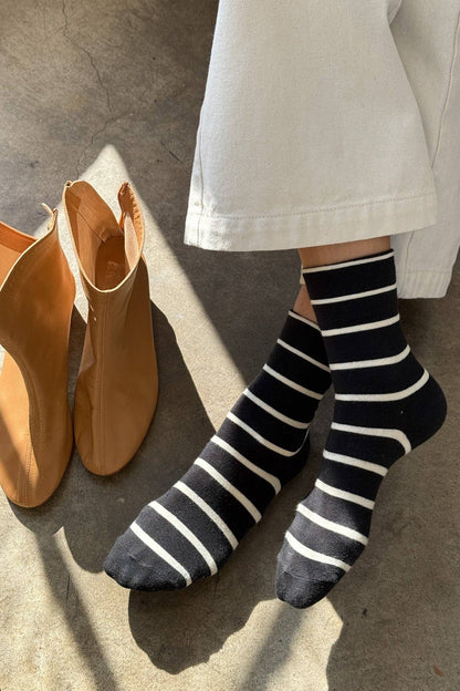 Le Bon Shoppe - Wally Socks (wholesale): BRETON STRIPE
