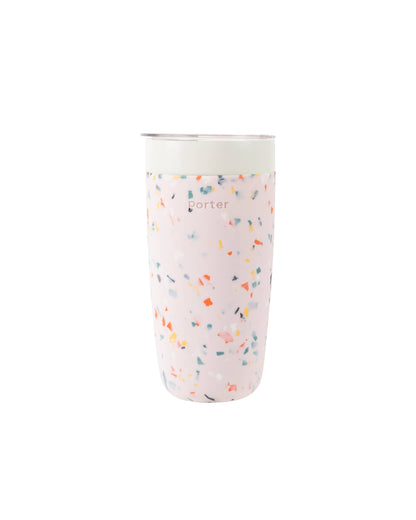 Ceramic Stainless Steel Tumbler: Terrazzo Cream