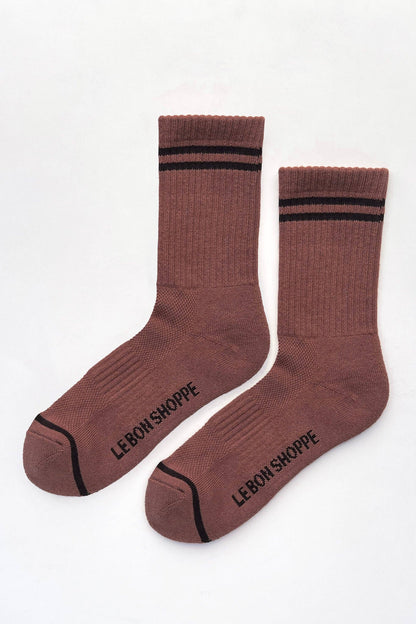 Boyfriend Socks: Clay