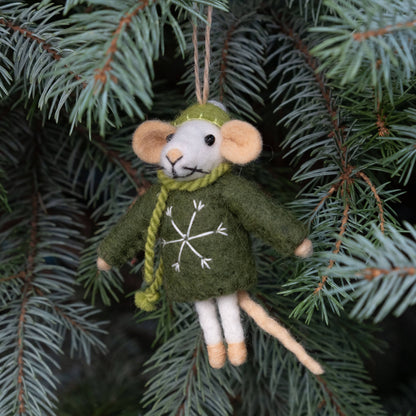 Felt Mouse Ornament