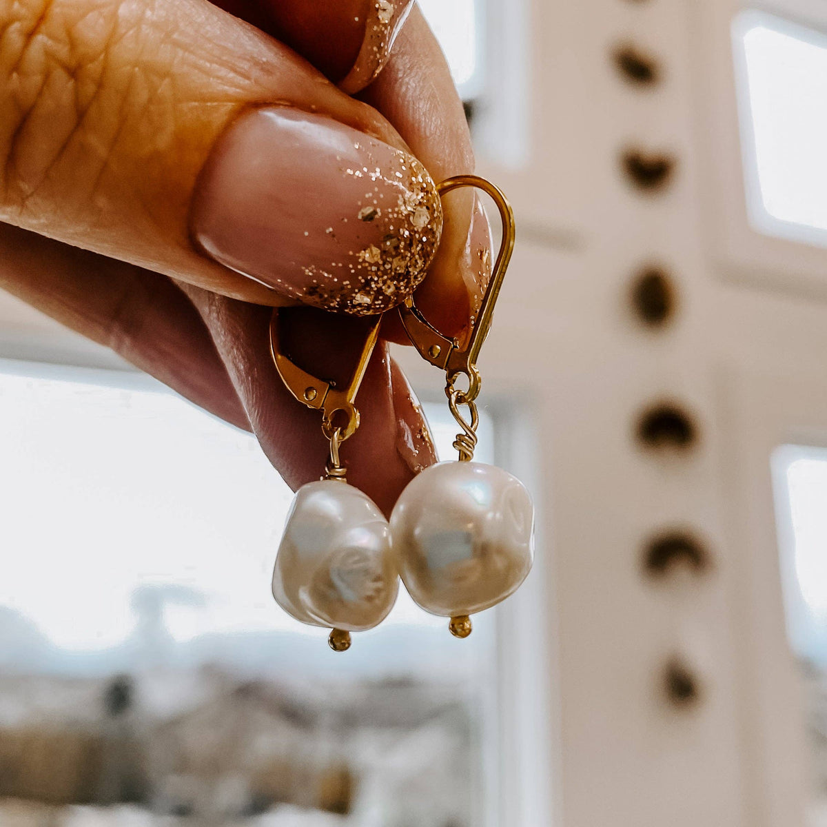 Classic Pearl Earrings: 14k Gold Fill