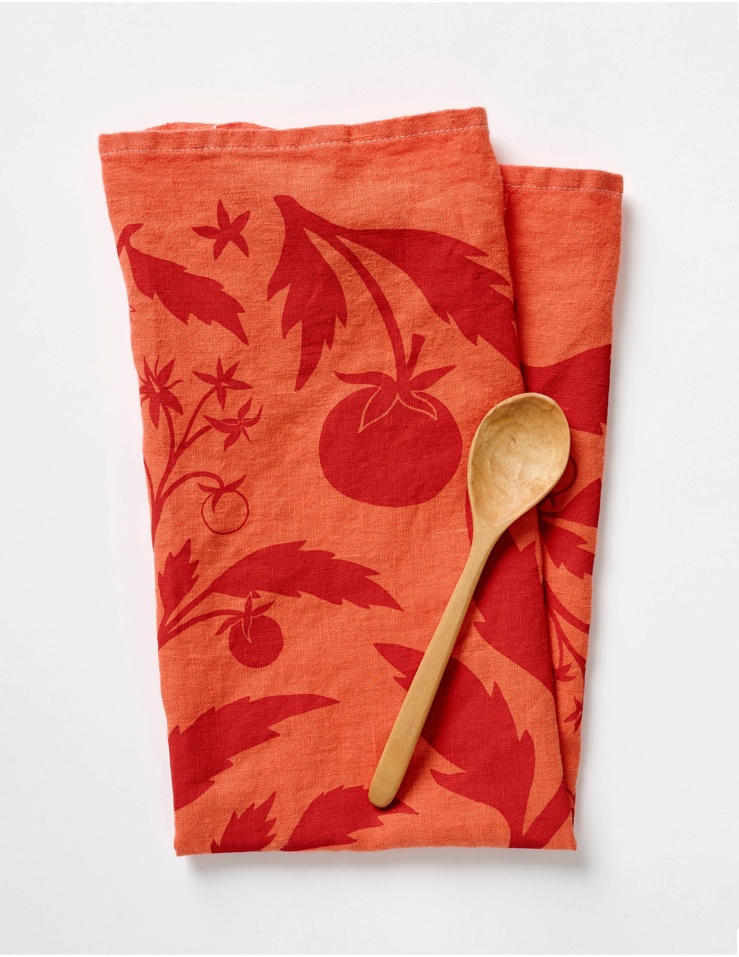 Tomato Linen Tea Towel