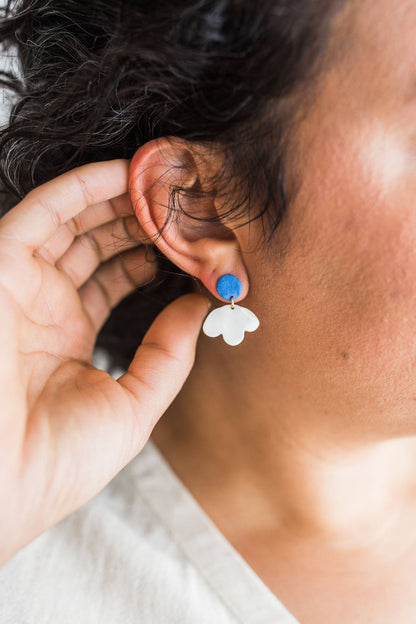 Porcelain Snowdrop Earrings