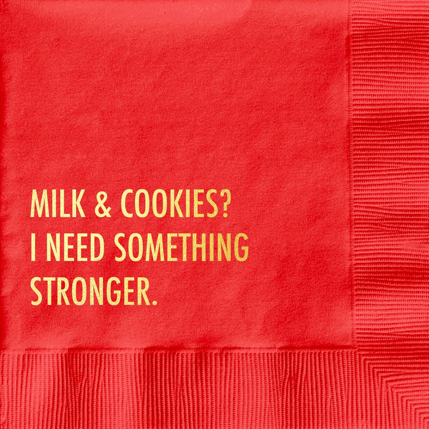 Milk & Cookies Holiday Napkin