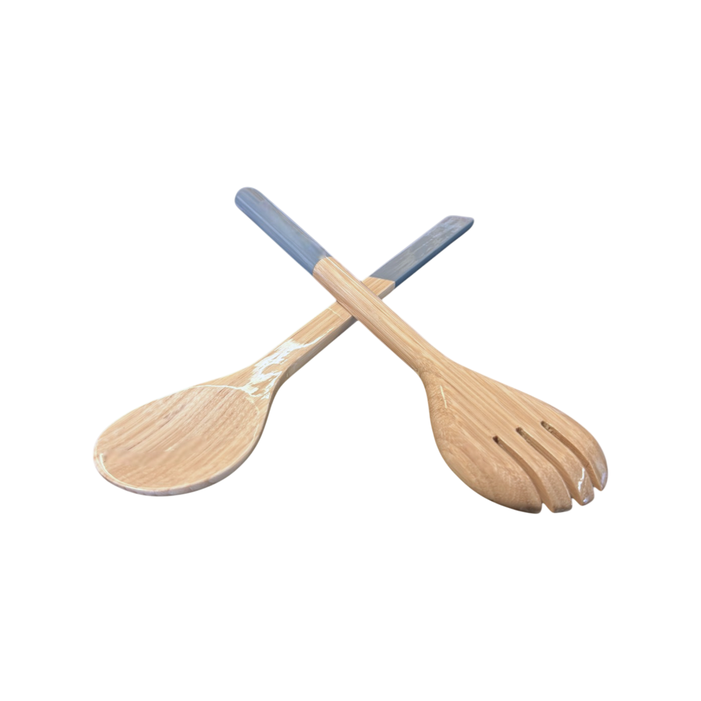 Bamboo Server Set: Dove Blue