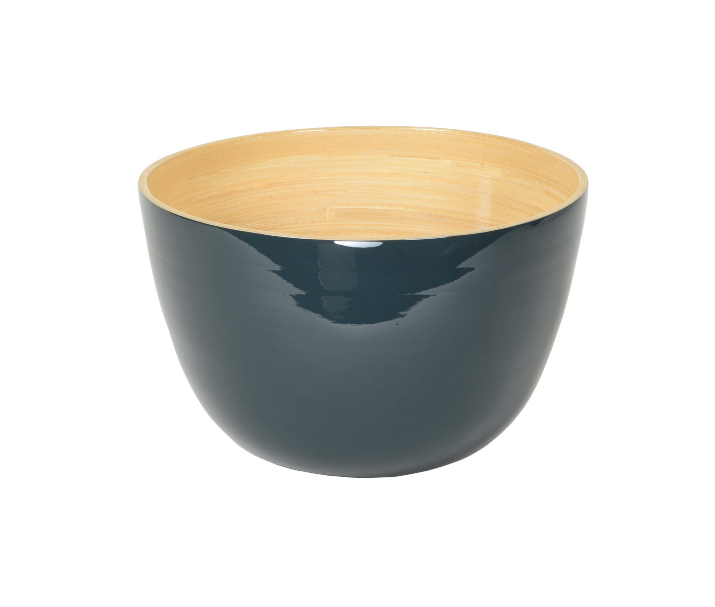 Bamboo Serving Bowl: Turquoise