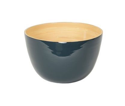 Bamboo Serving Bowl: Turquoise