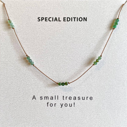 Emerald Knotted Necklace