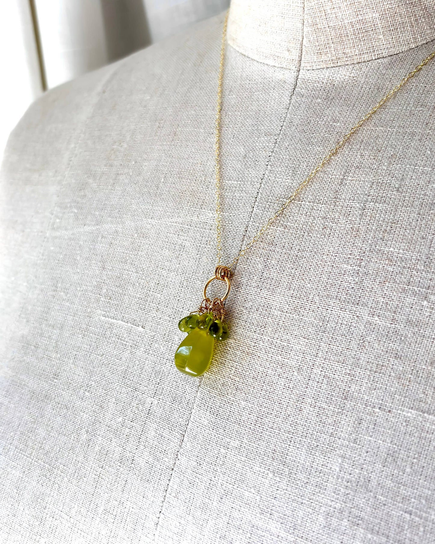 Korean Jade Necklace | GF 17”