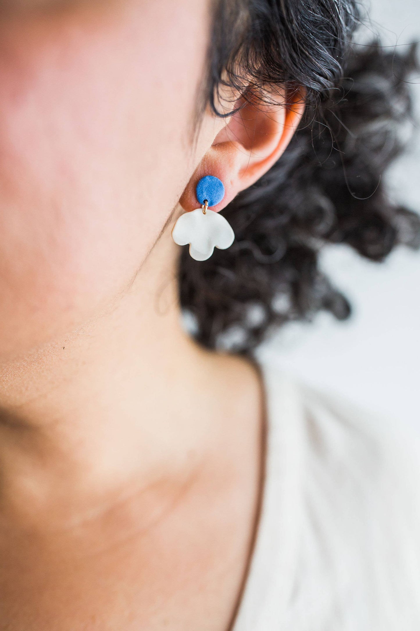 Porcelain Snowdrop Earrings