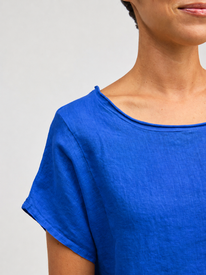 Linen Blend Easy Top