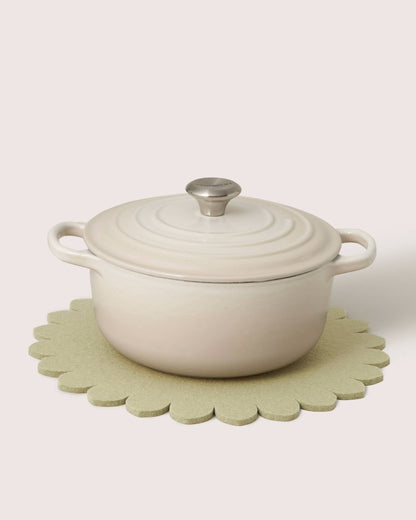 Crest Merino Wool 12" Trivet - Dew