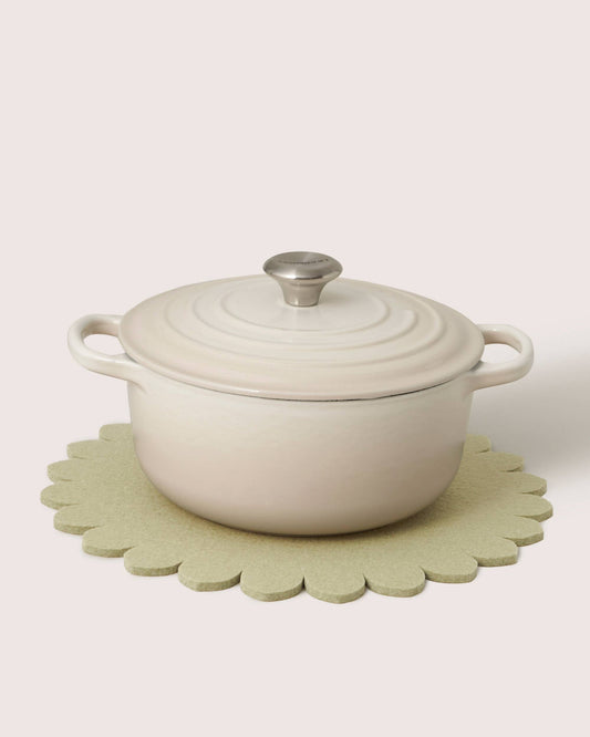 Crest Merino Wool 12" Trivet - Dew