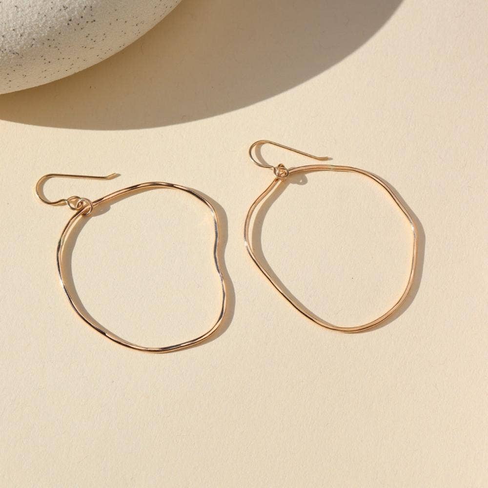 Form Hoops: 14k Gold Fill