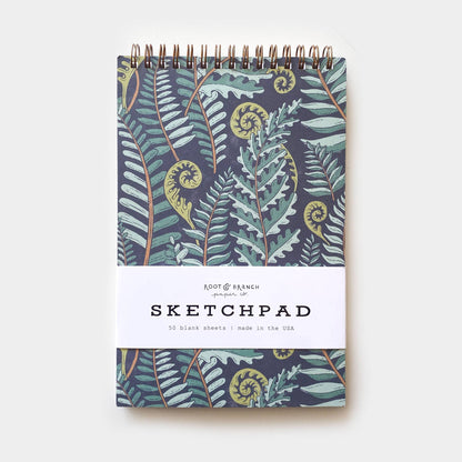 Root & Branch Paper Co. - Forest Fern Spiral Bound Sketchpad