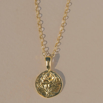 Rosa Necklace: 18" / Sterling Silver