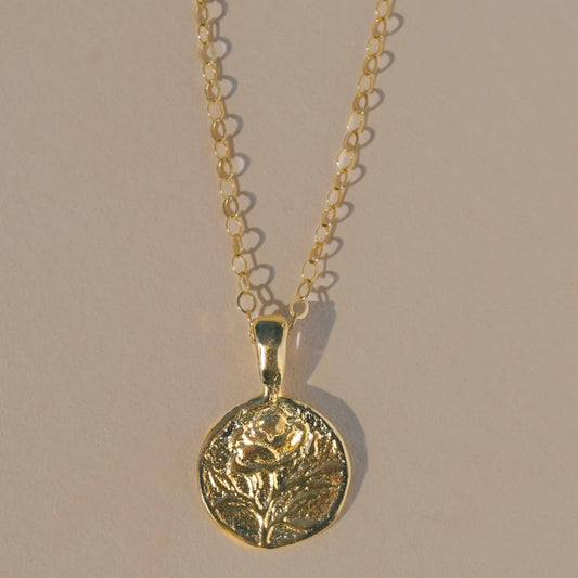 Rosa Necklace: 18" / Sterling Silver