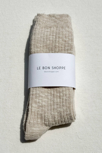 Cottage Socks: Flax