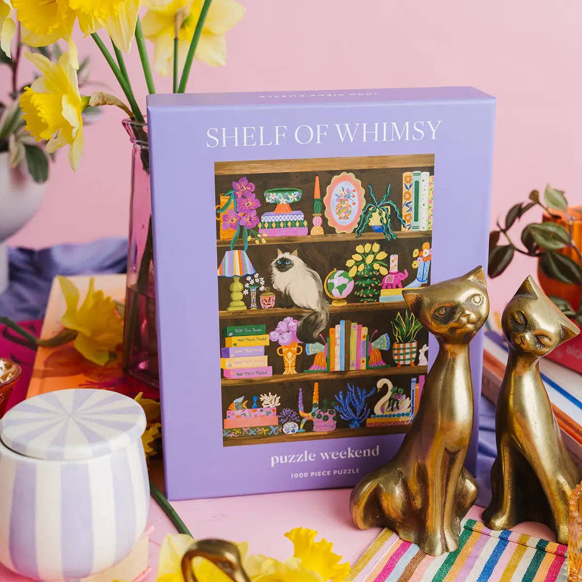 Shelf of Whimsy 1000 Piece Puzzle