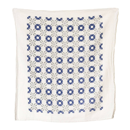 Chicory Tea Towel Navy