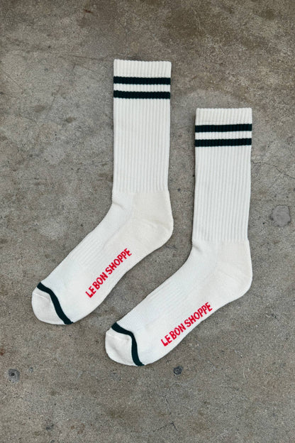 Le Bon Shoppe - Extended Boyfriend Socks: Navy