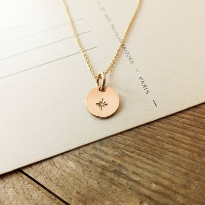 Becoming Jewelry Gold Starlight charm necklace with star pendant 