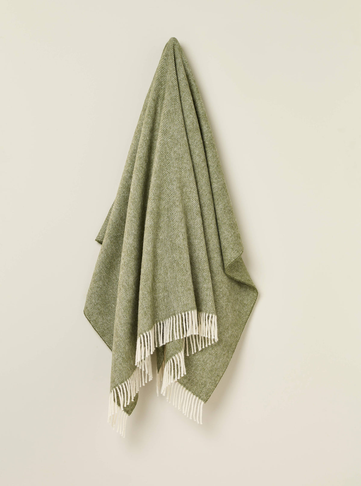 Herringbone 100% British Wool: Camel