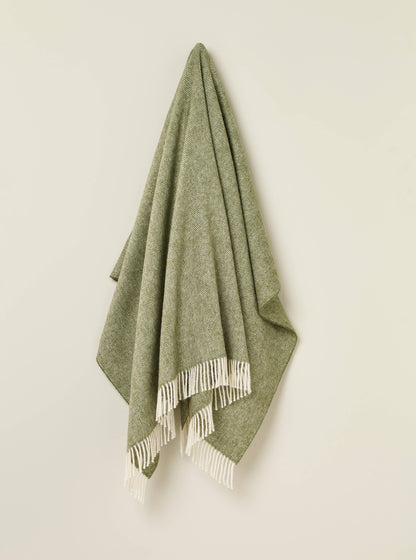 Herringbone 100% British Wool: Camel