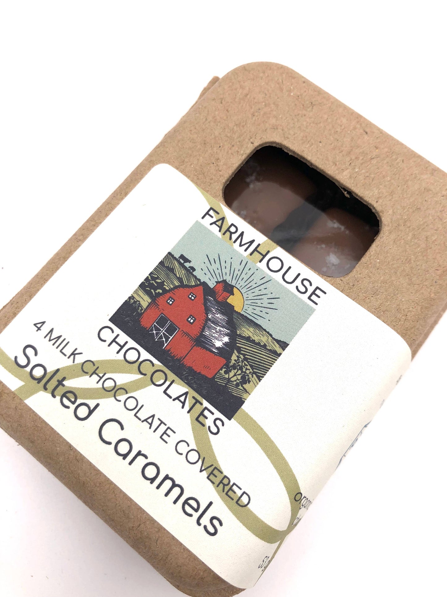 4 Piece Milk Chocolate Covered Salted Caramels
