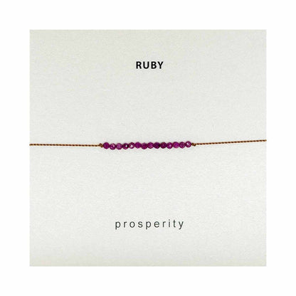 Ruby Prosperity Bracelet