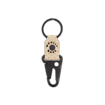 Woolly Made - Clip Keychain: Tan