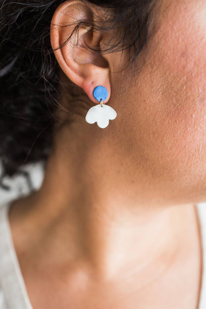 Porcelain Snowdrop Earrings