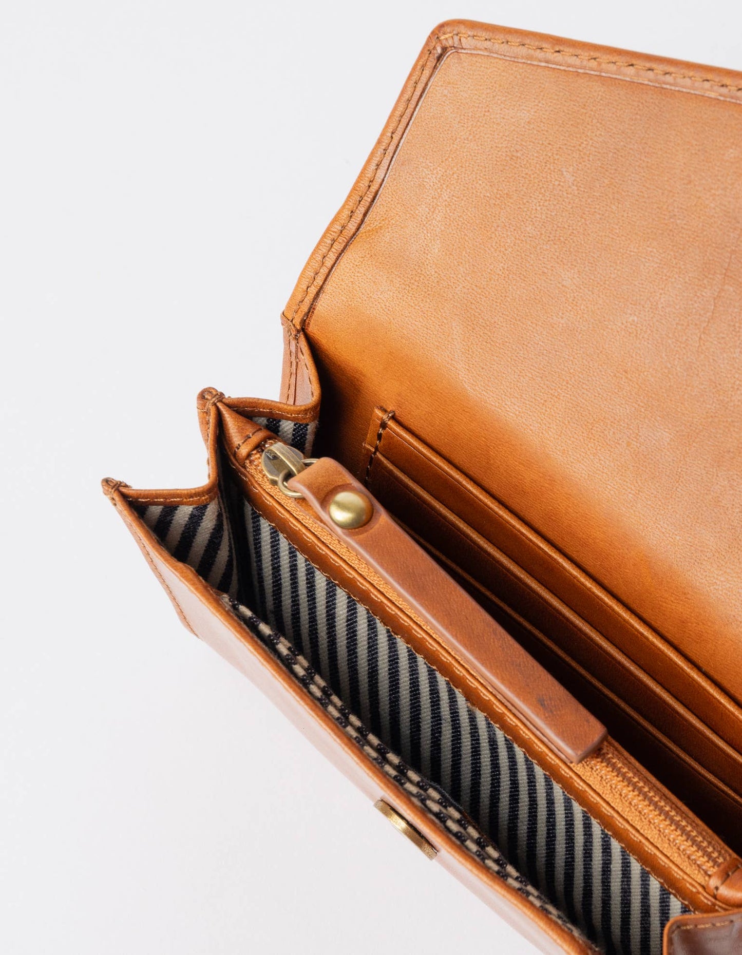 Leather Jo’s Wallet - Cognac Classic Leather